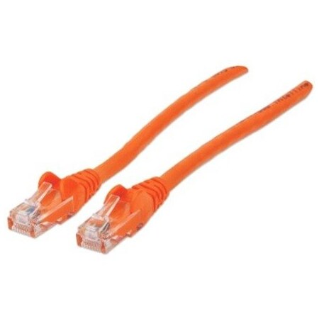 Intellinet Network Solutions 50 Ft Orange Cat6 Snagless Patch Cable 342308
